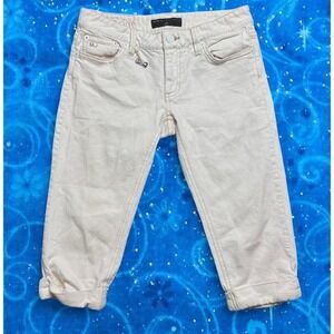 Marc by Marc Jacobs white denim capri‎ pants